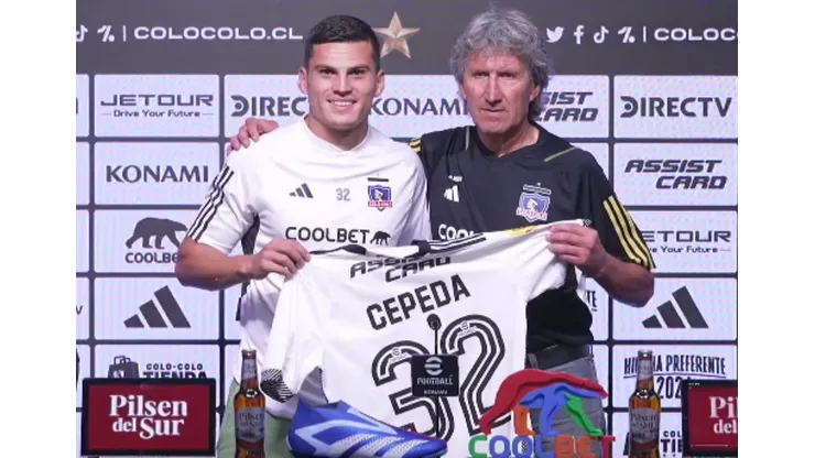 Lucas Cepeda fue presentado este jueves en el Estadio Monumental. (Foto: Captura)