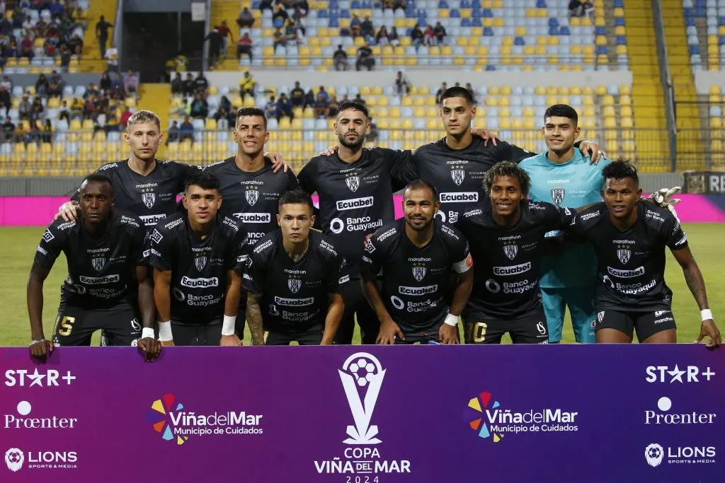 Colo Colo no se pudo enfrentar con Independiente del Valle en la Copa Viña del Mar 2024. (Foto: Sebastián Cisternas/Photosport)