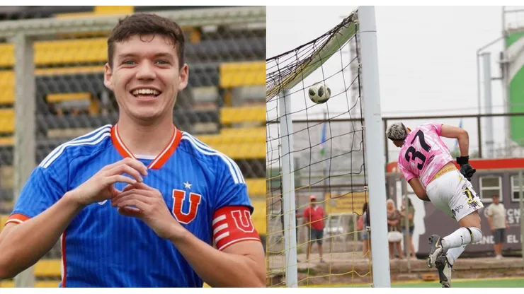 La celebración de Agustín Arce Melli ante su golazo de tiro de esquina.
