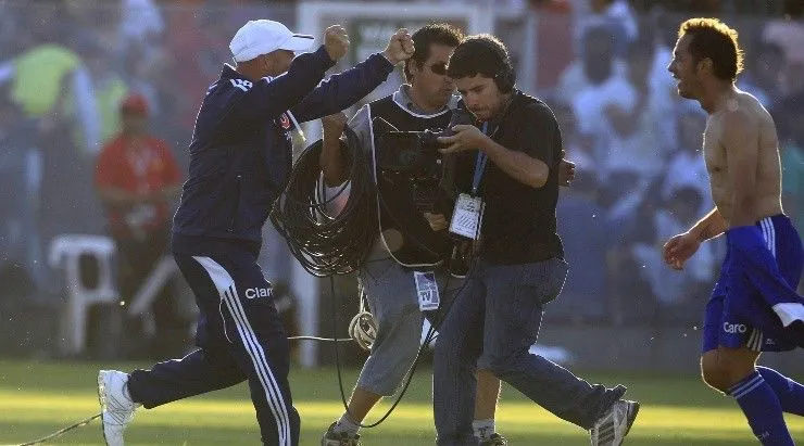 Díaz y Sampaoli en la Universidad de Chile | Foto: Archivo