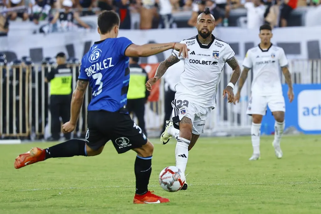 Arturo Vidal se mostró en desacuerdo con la suspensión del encuentro entre Colo Colo y Huachipato (Foto: Photosport)