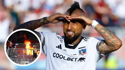 Arturo Vidal hace vista gorda a los incidentes en el Estadio Nacional