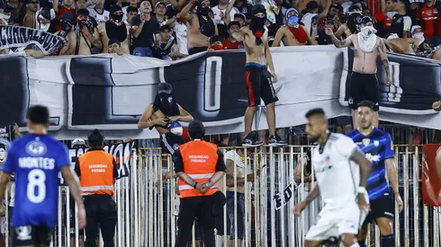 Hinchas de Colo Colo fueron protagonistas de los incidentes en la Supercopa. (Foto: Marcelo Hernández/Photosport)