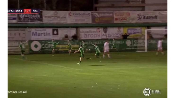 Christian Santos tuvo un debut soñado en su nuevo club.