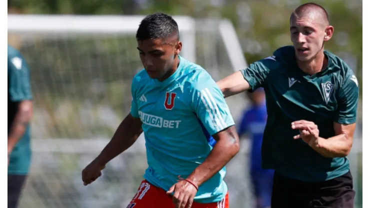 Nicolás Guerra se despachó con dos goles en el triunfo azul.