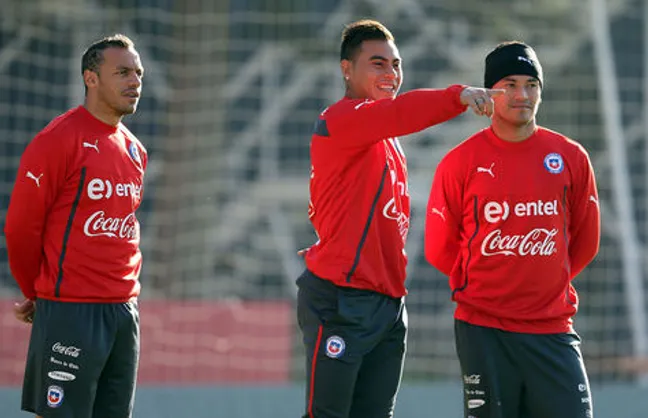 Los tres jugadores le dieron muchas alegrías a la U y a Chile | Foto: Archivo