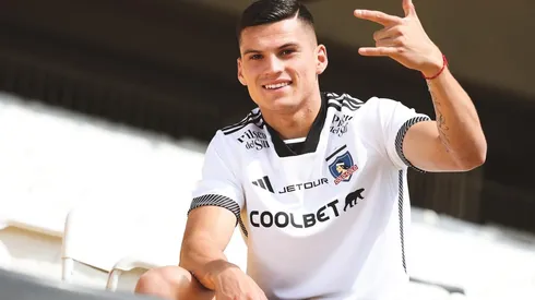 Lucas Cepeda se reencuentra con el Cacique. (Foto: Colo Colo)