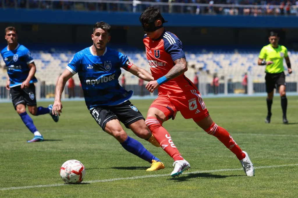Guerrero comienza a ganarse el cariño de los hinchas azules | FOTO: Eduardo Fortes/Photosport