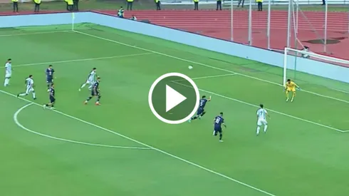 El delantero argentino anotó su primer gol ante Paraguay