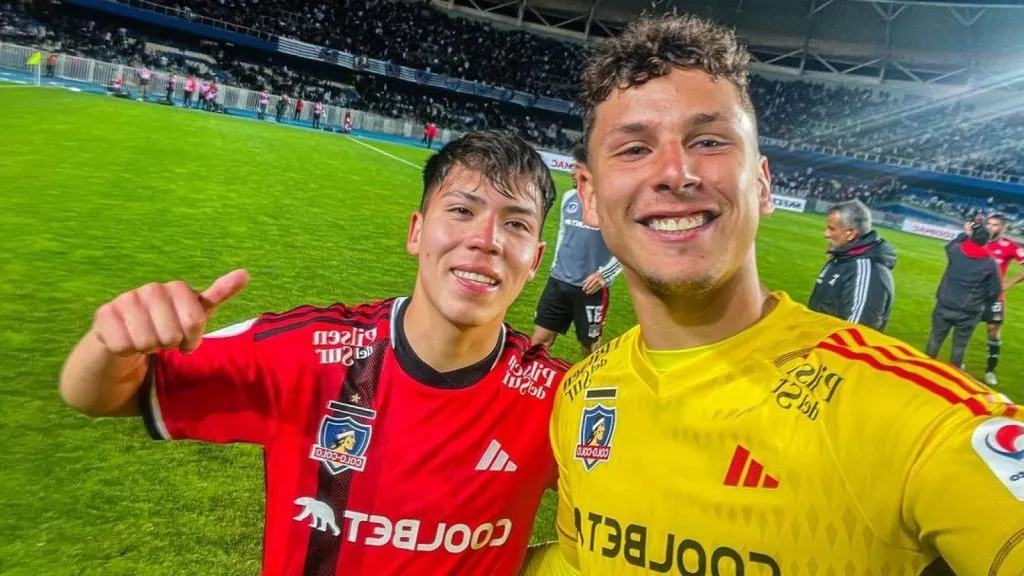 Ballesteros en el amistoso entre Colo Colo y River Plate. | Foto: Archivo