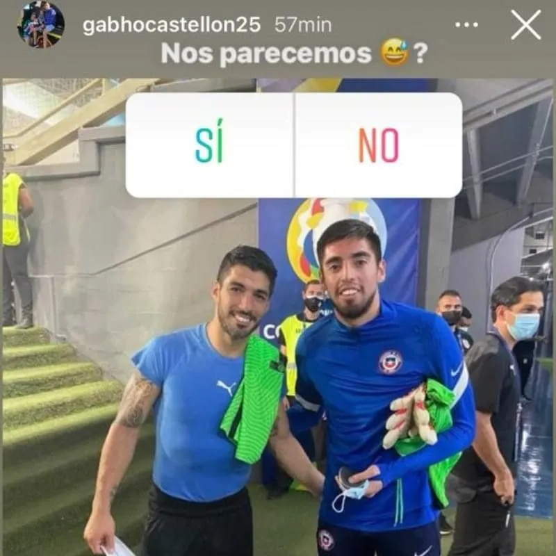 Gabriel Castellón compartió en el pasado una foto con Luis Suárez.