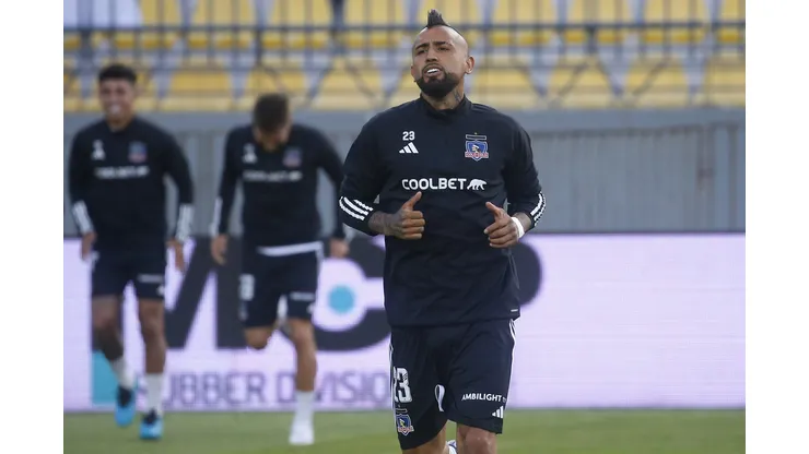 Arturo Vidal sería titular en Colo Colo para la Supercopa. (Foto: Sebastián Cisternas/Photosport)