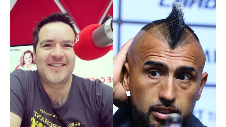 Cristián Caamaño se refirió al nivel de Arturo Vidal en Copa Libertadores.