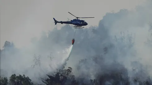 La región de Valparaíso sufre con los incendios forestales.