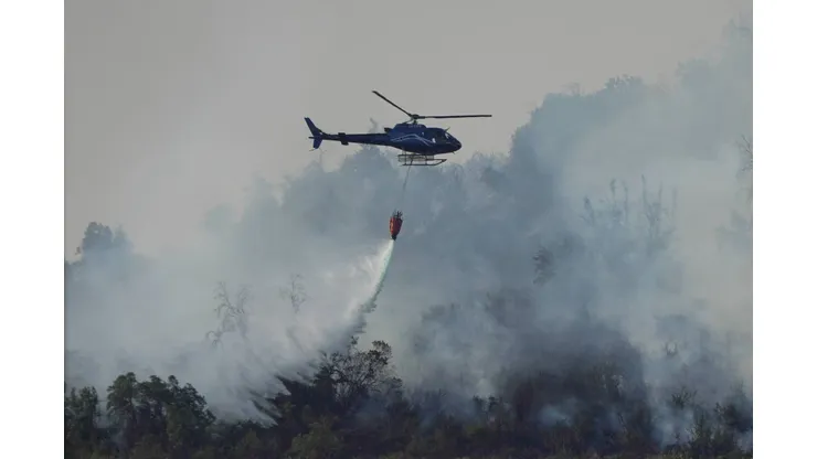 La región de Valparaíso sufre con los incendios forestales.