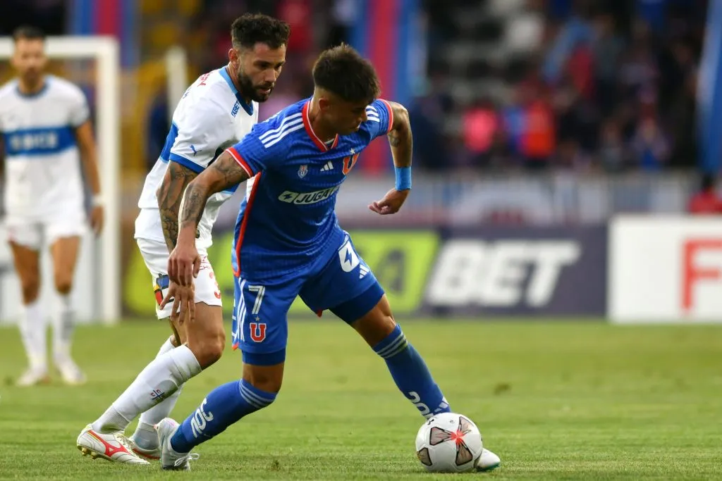 Guerrero fue una de las figuras de la U ante la UC | FOTO: Alejandro Pizarro Ubilla/Photosport
