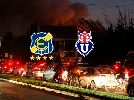 Duelo de la U y Everton en duda por incendios forestales