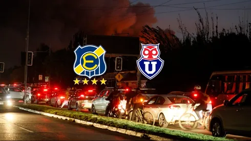 Duelo de la U y Everton en duda por incendios forestales