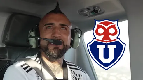 Vidal lanzó una broma que se robó las miradas de los hinchas albos y azules.