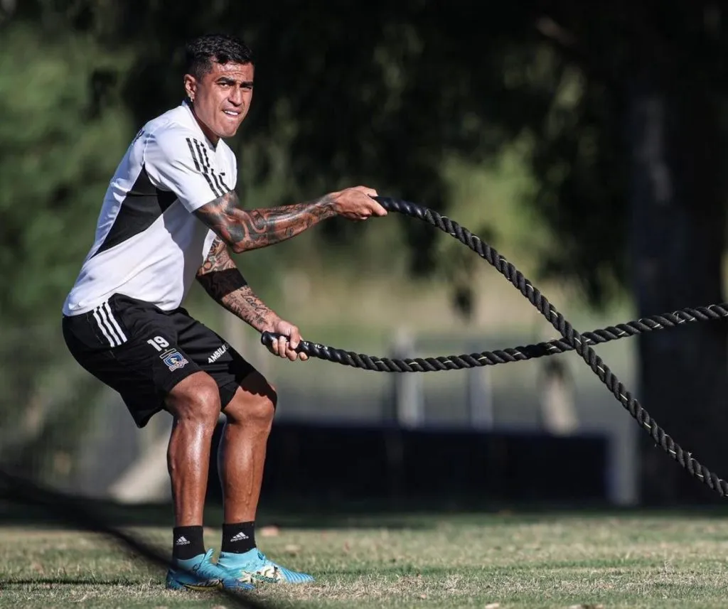 Darío Lezcano solo ha jugado 45 minutos en los partidos amistosos de pretemporada de Colo Colo. (Foto: Colo Colo)