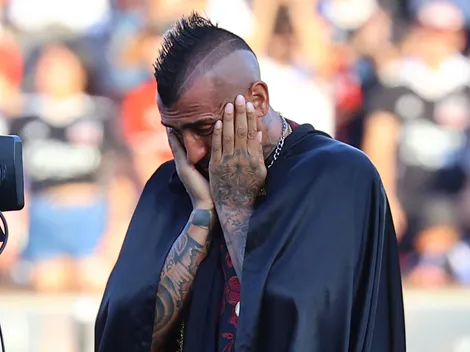 Llegó en helicóptero y montó a caballo: Arturo Vidal se quebró en su gran bienvenida a Colo Colo