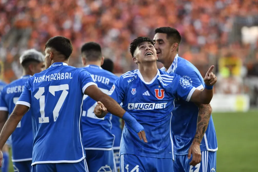 Marcelo Morales convirtió el 2-0 para Universidad de Chile ante Cobreloa.