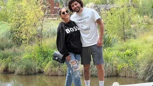 Maximiliano Falcón recibió el apoyo de su esposa, Florencia Pouso. (Flotommy, Instagram)