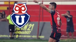 Felipe Flores ayudó en el estreno profesional de un juvenil de Universidad de Chile.