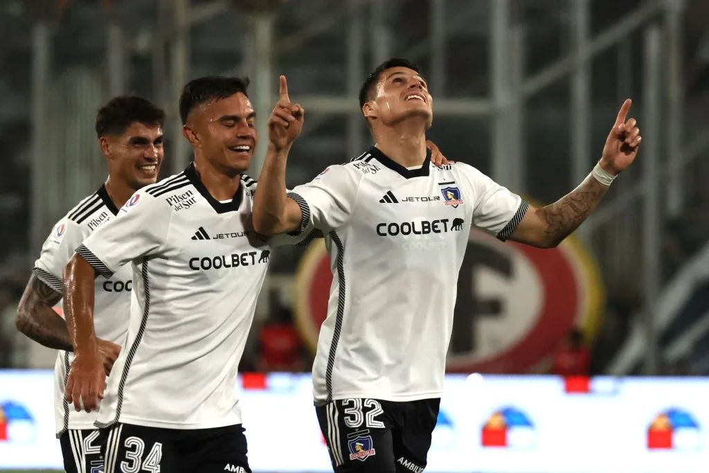 Lucas Cepeda se matriculó con un golazo en Colo Colo. (Foto: Photosport)