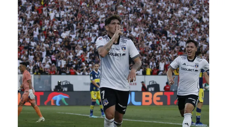 Carlos Palacios se refirió a su festejo. (Foto: Photosport)