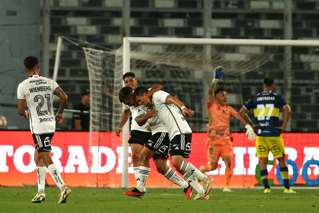 Lucas Cepeda marcó un golazo en Colo Colo ante Everton. (Foto: Photosport)