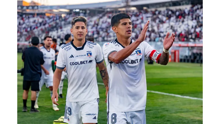 Esteban Pavez y Guillermo Paiva son de la partido en Colo Colo ante Everton. (Foto: Guille Salazar)