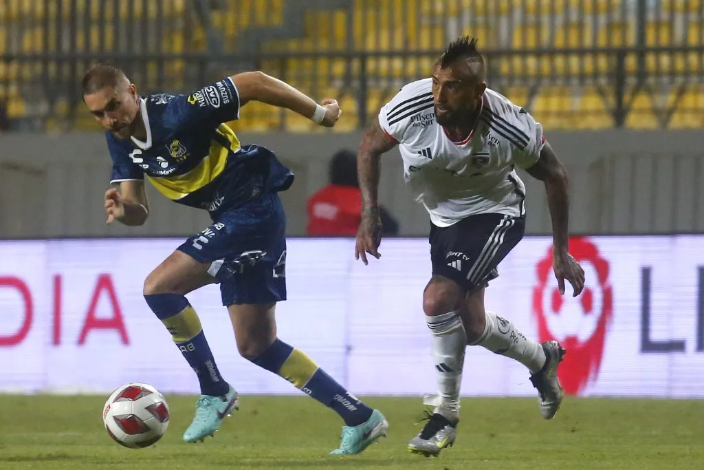 Arturo Vidal será una de las grandes baja de Colo Colo para este vital duelo | FOTO: Sebastian Cisternas/Photosport