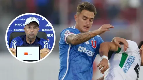 El DT de la U cuenta la firme sobre la salida de Franco Calderón ante Cobresal