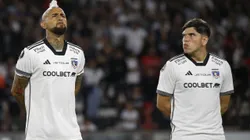 Arturo Vidal y Carlos Palacios son las dos grandes figuras del Colo Colo 2024. (Foto: Dragomir Yankovic/Photosport)