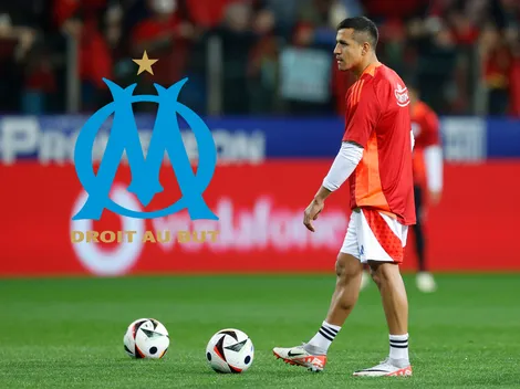 Hinchas del OM apoyan a La Roja contra Francia