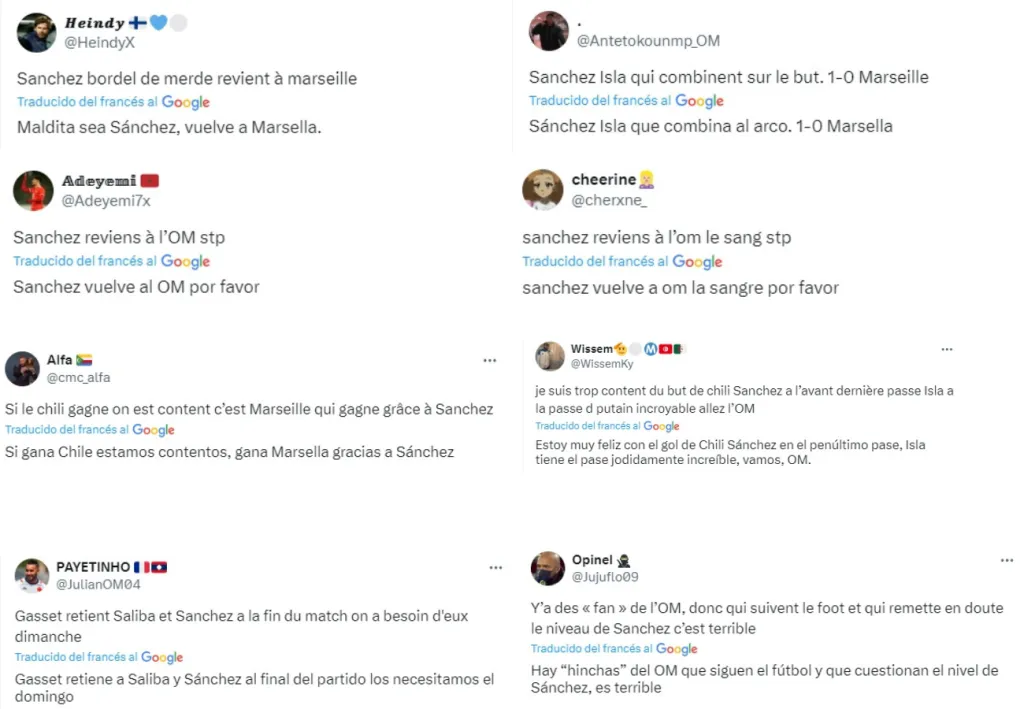 Hinchas del Marsella piden el retorno de Alexis Sánchez.