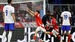 Marcelino Núñez marcó el tanto de Chile en la derrota parcial por 2-1 ante Francia (Foto: Carlos Parra, Federación de Fútbol de Chile)