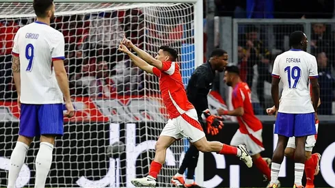 Marcelino Núñez marcó el tanto de Chile en la derrota parcial por 2-1 ante Francia (Foto: Carlos Parra, Federación de Fútbol de Chile)