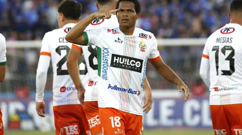 César Munder logra el gol del empate parcial para Cobresal ante la U. (Foto: Photosport)