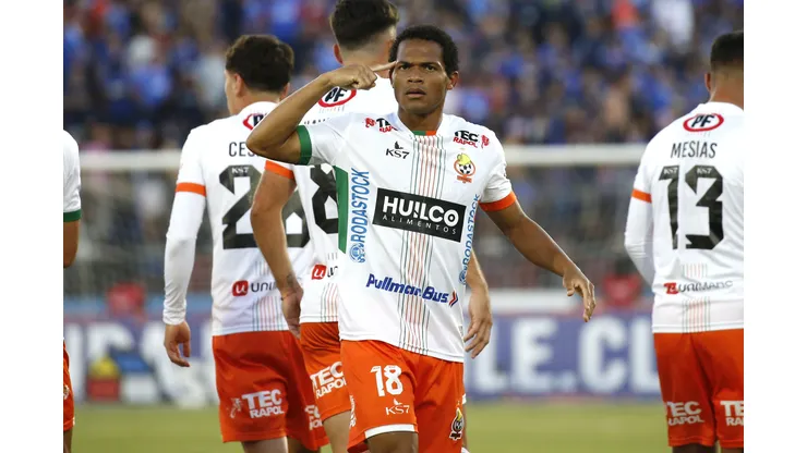 César Munder logra el gol del empate parcial para Cobresal ante la U. (Foto: Photosport)