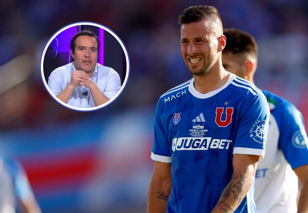 El delantero de Universidad de Chile recibió una dura crítica por parte de Cristián Caamaño.