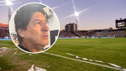 Iván Zamorano salió a defender la cancha del Estadio Monumental. (Foto: Guillermo Salazar)