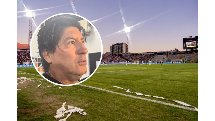 Iván Zamorano salió a defender la cancha del Estadio Monumental. (Foto: Guillermo Salazar)