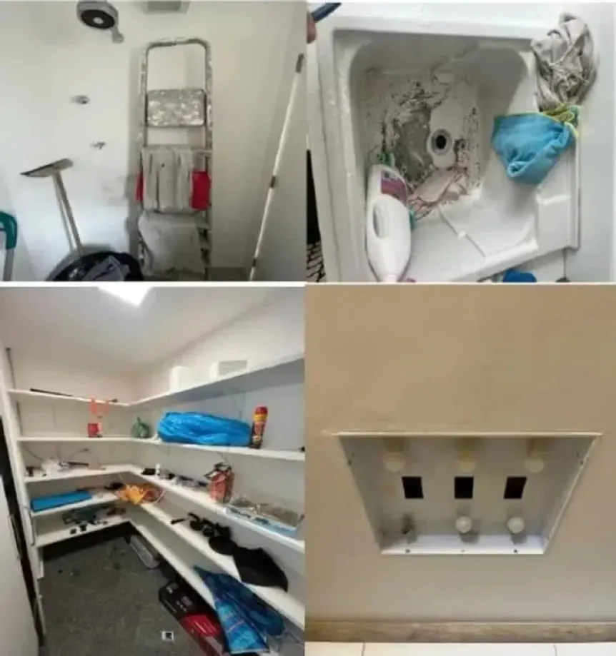 Las fotos con las que denuncian a Arturo Vidal. 