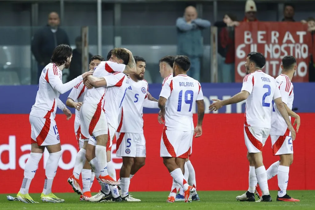 La Selección Chilena venció por 3-0 a Albania en Parma. (Foto: Photosport)