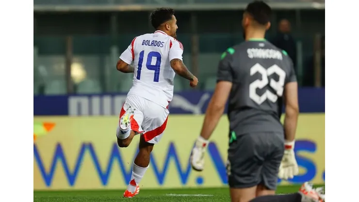 Marcos Bolados anotó su segundo gol con la camiseta de la Selección Chilena. (Foto: La Roja)