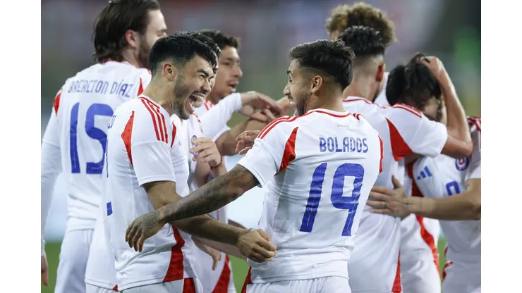 Marcos Bolados anotó en la goleada de Chile ante Albania. (Foto: Matteo Ciambelli/Photosport)