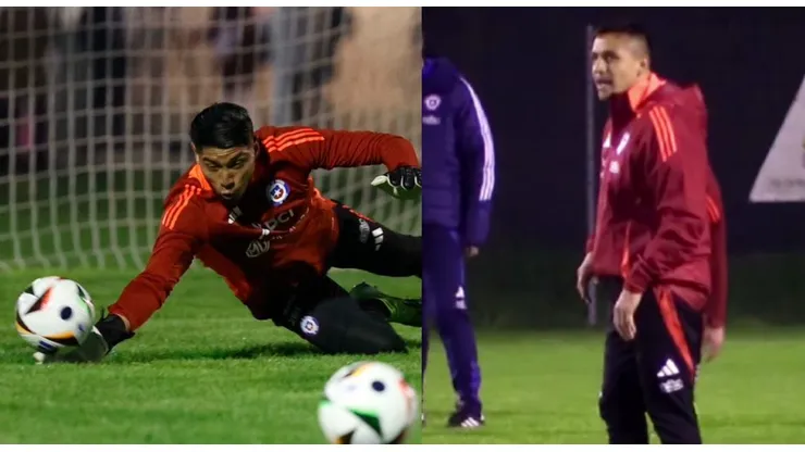 Un llamativo momento se vivió en el entrenamiento de La Roja en Italia.