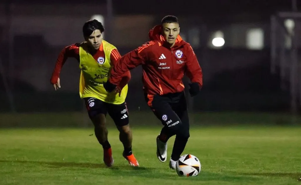 La Selección Chilena se prepara para su partido ante Albania en Parma (Foto: La Roja)